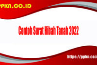 Contoh Surat Hibah Tanah 2022