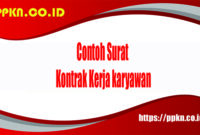 Contoh Surat Kontrak Kerja karyawan