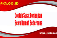 Contoh Surat Perjanjian Sewa Rumah