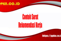Contoh Surat Rekomendasi Kerja