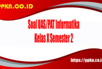 soal informatika kelas 10 semester 2