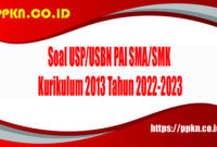 Soal USP-USBN PAI SMA-SMK Kurikulum 2013