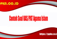 Contoh Soal UAS-PAT Agama Islam Contoh Soal UAS-PAT Agama Islam