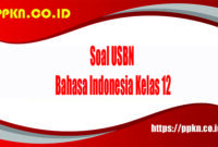 soal usbn bahasa indonesia kelas 12