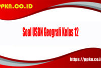 soal usbn geografi kelas 12