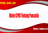 Materi CPNS Tentang Pancasila