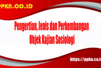 Pengertian Objek Kajian Sosiologi