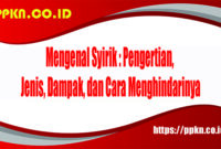 pengertian syirik dan contohnya