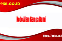 Kode Alam Gempa Bumi