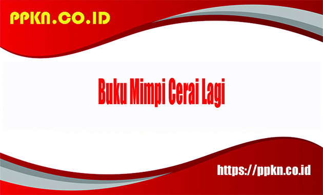 Buku Mimpi Cerai Lagi