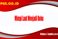 Mimpi Laut Menjadi Beku