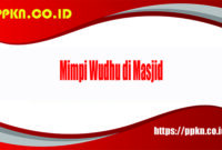 Mimpi Wudhu Di Masjid