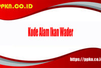 Kode Alam Ikan Wader