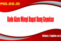 Kode Alam Uang Gepokan