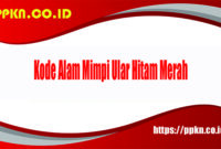 Kode Alam Mimpi Ular Hitam Merah