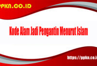 Kode Alam Jadi Pengantin Menurut Islam