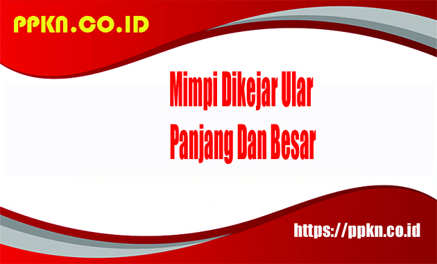 Mimpi Dikejar Ular Panjang Dan Besar