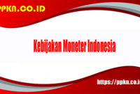 kebijakan moneter Indonesia