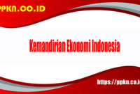 kemandirian ekonomi Indonesia
