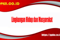 lingkungan hidup dan masyarakat