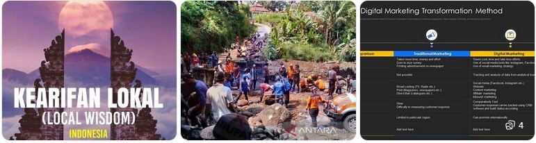 konektivitas global vs lokal