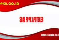 Soal PPPK apoteker