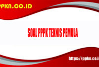 Soal PPPK teknis pemula