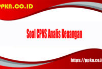 Soal CPNS Analis Keuangan