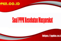 Soal PPPK Kesehatan Masyarakat