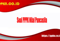 Soal PPPK Nilai Pancasila