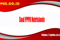 Soal PPPK Nutrisionis