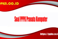 Soal PPPK Pranata Komputer