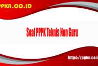 Soal PPPK teknis non guru
