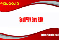 Soal PPPK guru PJOK