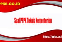 Soal PPPK teknis kementerian