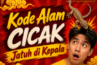 Kode Alam Cicak Jatuh di Kepala