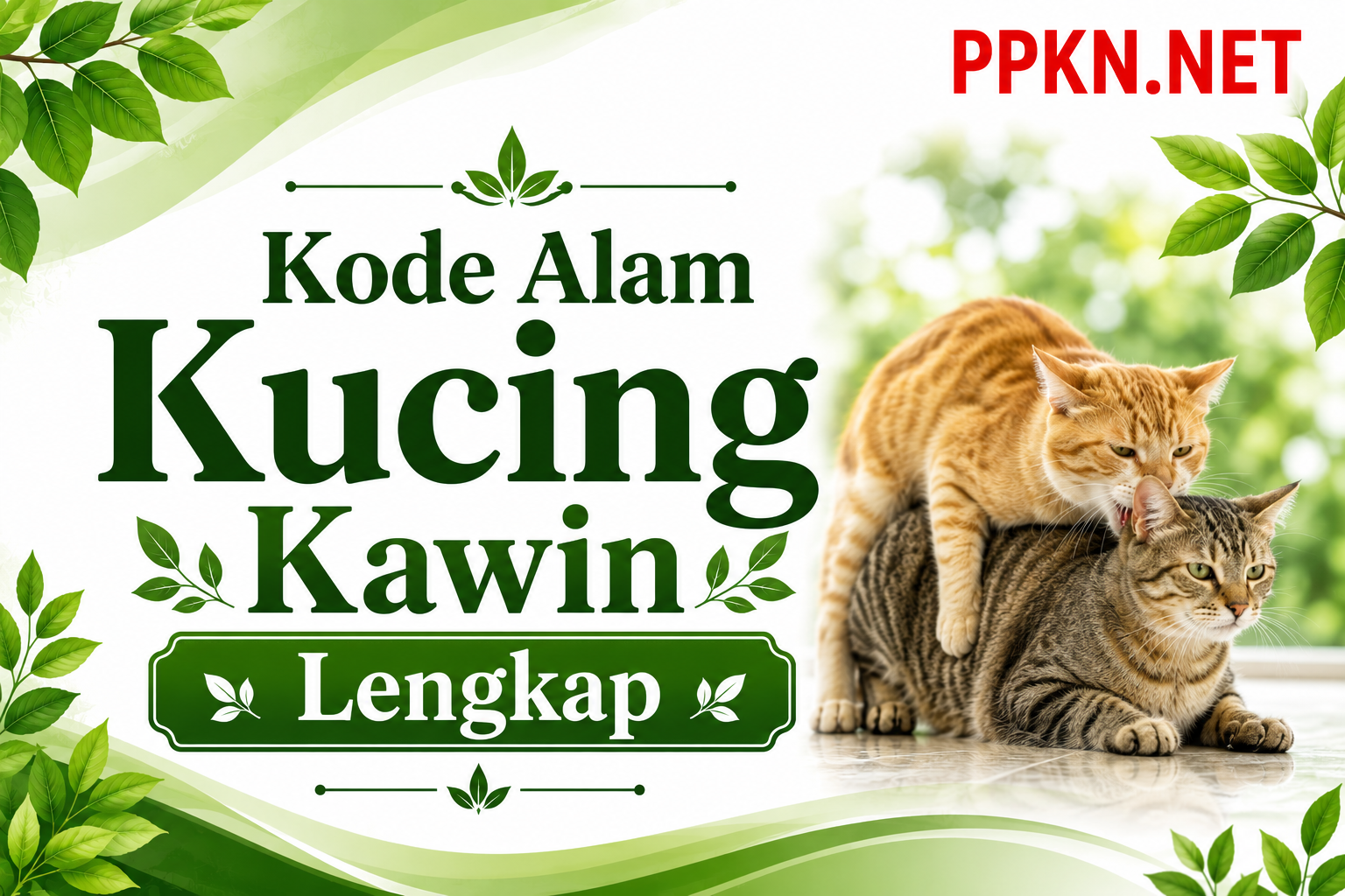 Kode Alam Kucing Kawin Lengkap