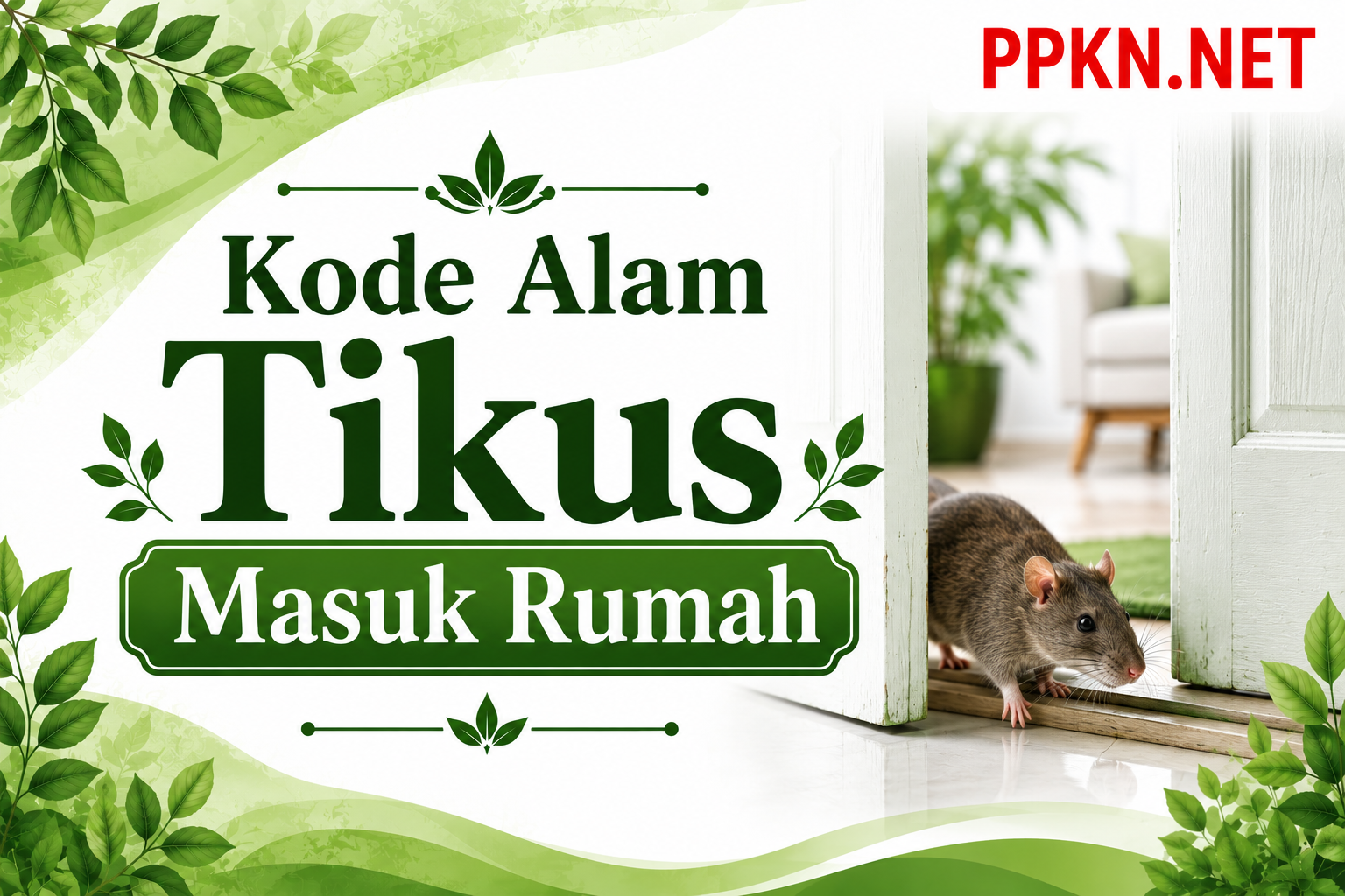 Kode Alam Tikus Masuk Rumah